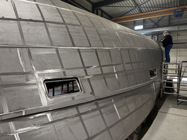 Metal Construction Trawler