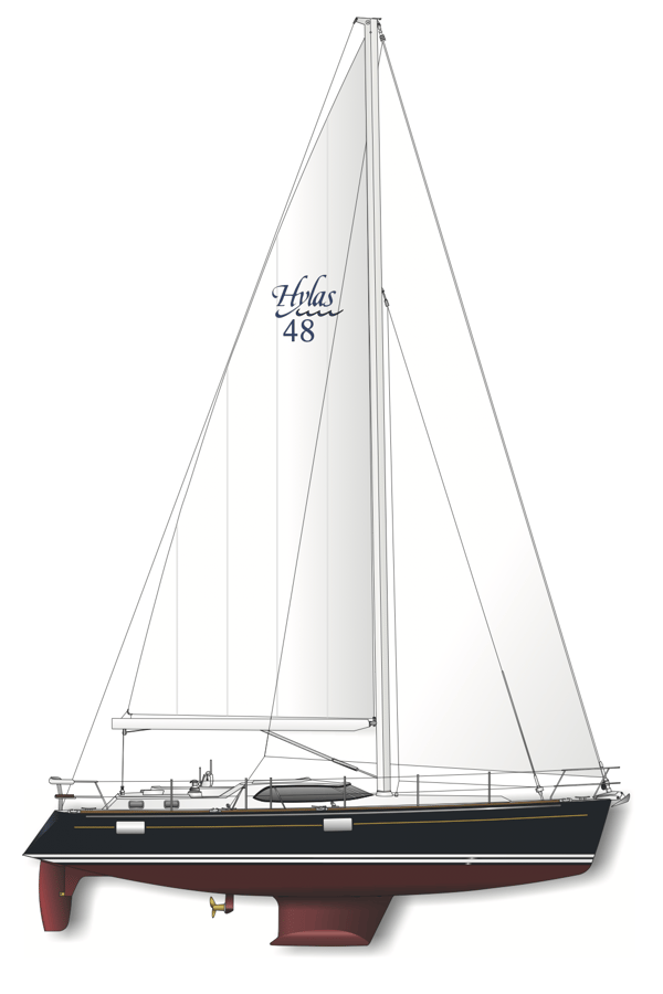 Hylas H48 Sail Plan