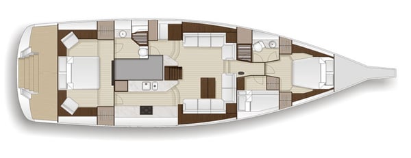 Hylas 57 Cabin Layout 3