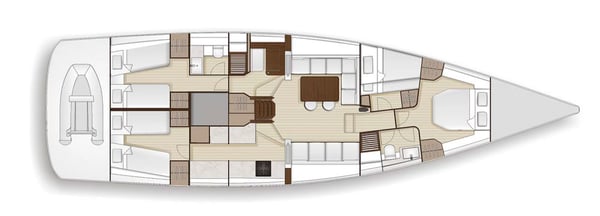 HYLAS H60 4 Cabin Version Interior