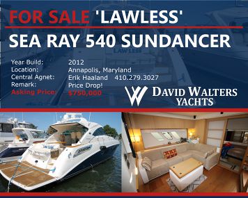 PRICE DROP: Sea Ray 540 Sundancer