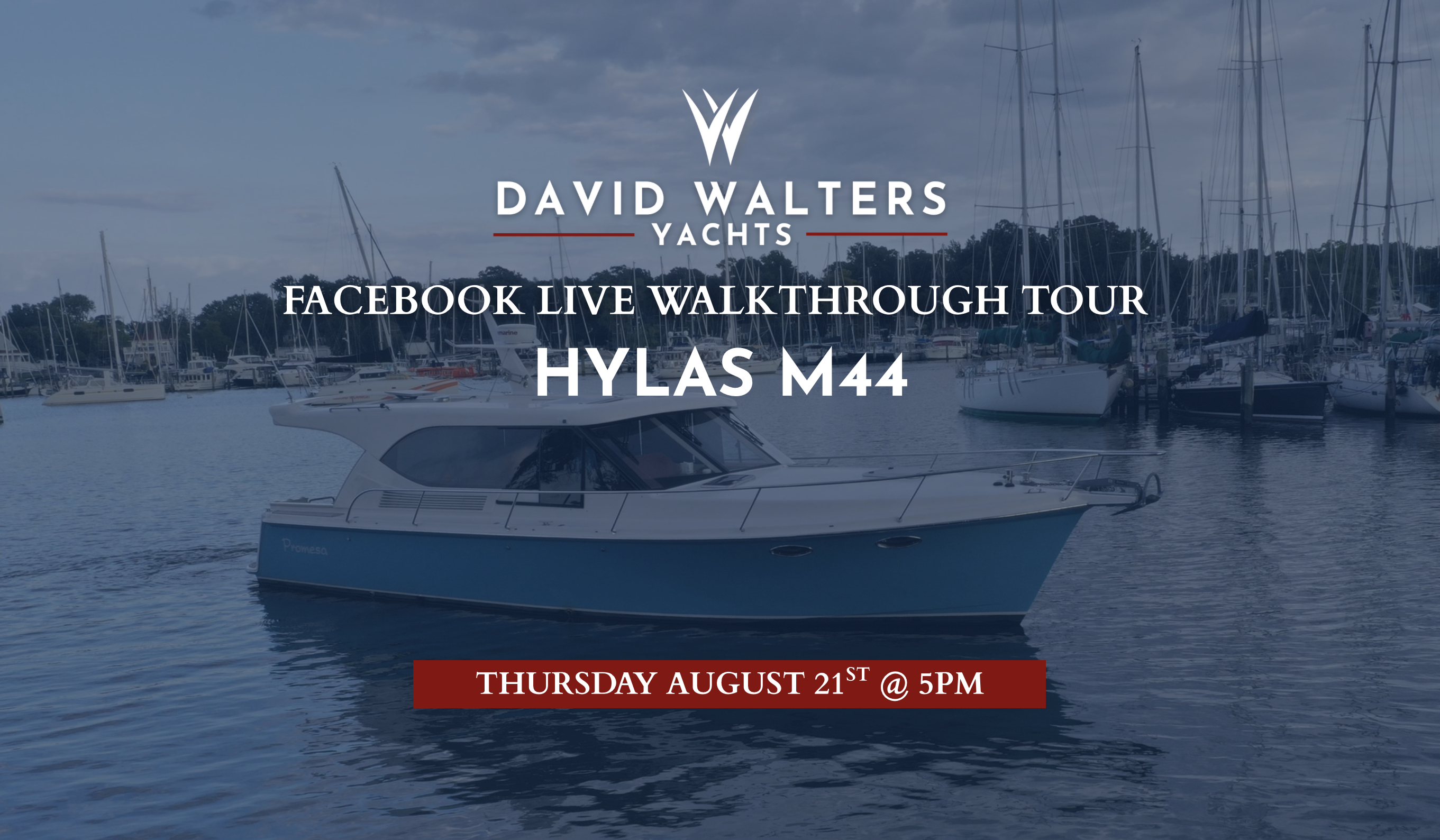 Hylas M44 Facebook Live Walkthrough Tour with Kevin Reeds